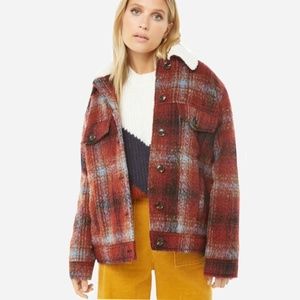 PLAID OVERSIZED COAT